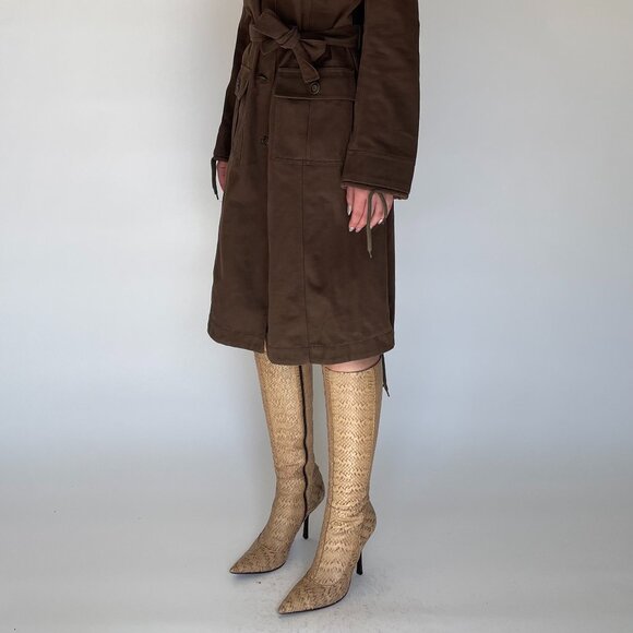 Vintage Miu Miu Snakeskin Boots - Picture 5 of 6